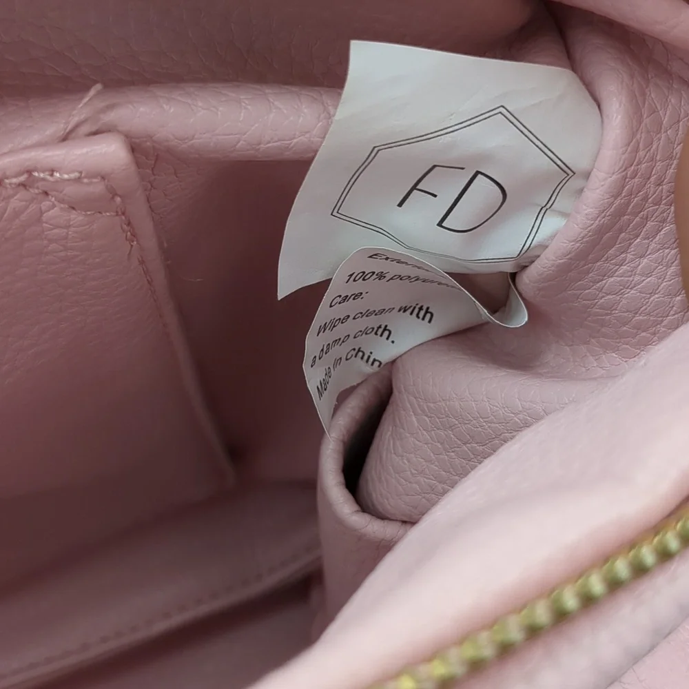 Fawn Pink Diaper Vinyl Backpack